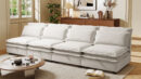 Modular Double-Layer Cushion Modular Sofa with Storage