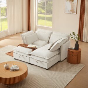 Modular Double-Layer Cushion Modular Sofa with Storage