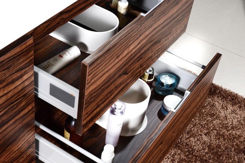 Bliss 60 Single Sink Wall Mount Modern Bathroom Vanity - Image 43