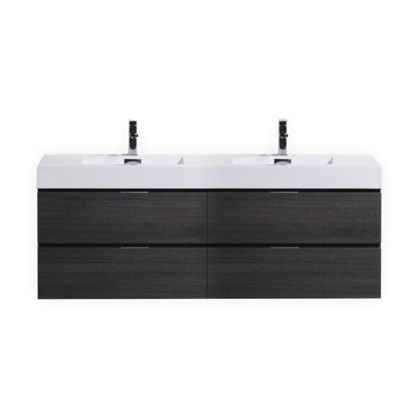 Bliss 80 Double Sink Wall Mount Modern Bathroom Vanity - Image 22
