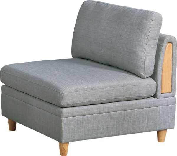 Corner 5 Piece Modular Sofa Set with Ottoman - Image 12