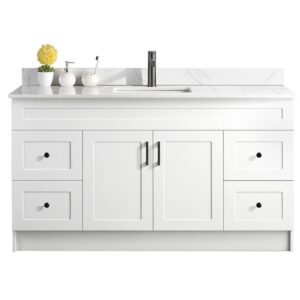 Serena 60″ Single Sink Free Standing Bathroom Vanity
